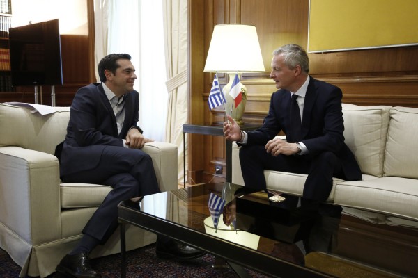 Η λύση για το χρέος με ρήτρα ανάπτυξης συμφώνησαν Τσίπρας - Λεμέρ