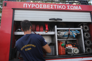 Θάσος: Σε επιφυλακή η Πυροσβεστική ακόμα και μετά την καταιγίδα για αναζωπυρώσεις
