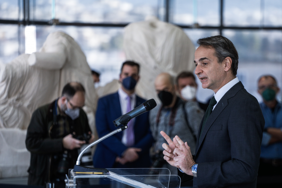 Μητσοτάκης: «Ηχηρό μήνυμα η επιστροφή 10 θραυσμάτων του Παρθενώνα»