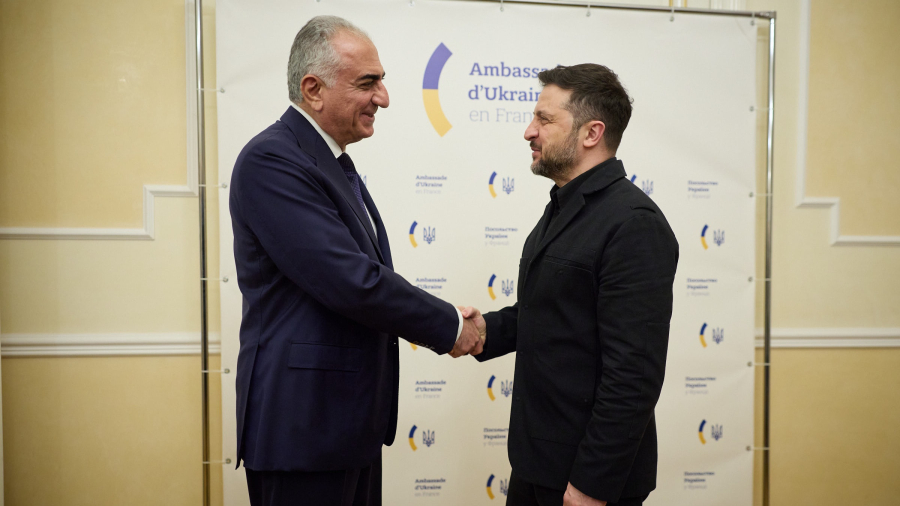 Ζελένσκι σε Παχλαβί: «Θέλω ένα Ιράν που δεν θα συνεργάζεται με τη Ρωσία»