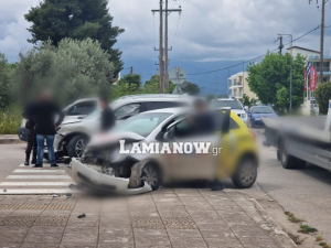 Παραβίασε stop και τον «πέταξε» στον ποδηλατόδρομο