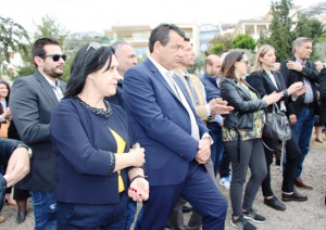 Στη θεμελίωση του νέου Βρεφονηπιακού Σταθμού της Φυλής ο Χρήστος Παππούς (βίντεο)