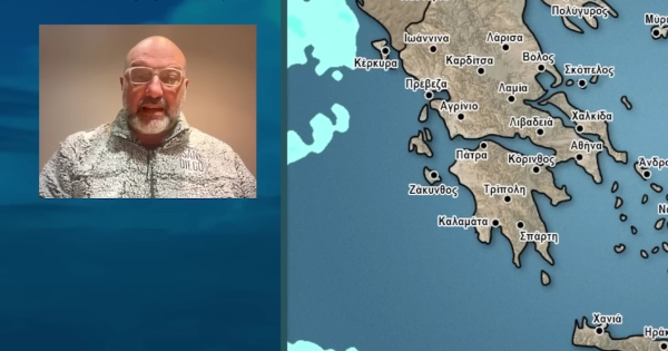 Σάκης Αρναούτογλου: Έρχονται σφοδροί άνεμοι σε Θεσσαλονίκη, Κιλκίς, Σέρρες και Χαλκιδική - Έντονο κρύο