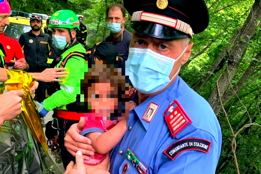 Ιταλία: Αίσιο τέλος στην εξαφάνιση παιδιού δυο ετών, βρέθηκε από δημοσιογράφο (βίντεο, εικόνες)