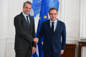 Συνάντηση Μητσοτάκη – Λεκορνί