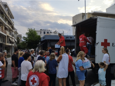 «Ευχαριστώ» από τον Ελληνικό Ερυθρό Σταυρό στον ΟΠΑΠ για την στήριξη των πλημμυροπαθών