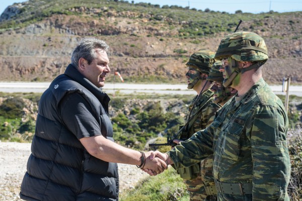 Καμμένος: "Θα τσακίσουμε τους Τούρκους" - "Θα φέρουμε πίσω τους ομήρους στρατιωτικούς"