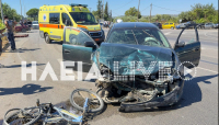 Πύργος: Νεκρός ποδηλάτης και τέσσερις τραυματίες σε σφοδρή καραμπόλα στο Λαμπέτι