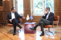 Βραδινό τηλεφώνημα Μητσοτάκη σε Χριστοδουλίδη