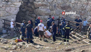 Τουρίστας έπεσε σε πηγάδι στον αρχαιολογικό χώρο Τίρυνθας - Επιχείρηση για τον απεγκλωβισμό του (Εικόνες)