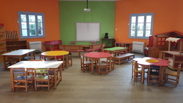 Νηπιαγωγείο - στολίδι έτοιμο να υποδεχθεί τους 13 μαθητές των Λειψών