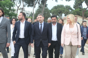 Στο Μητροπολιτικό Πάρκο Παύλου Μελά ο Νίκος Ανδρουλάκης