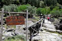 Η κακοκαιρία έκλεισε το Φαράγγι της Σαμαριάς