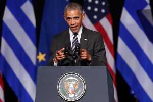 Με μια ομιλία αφιερωμένη στη Δημοκρατία αναχώρησε ο Μπαράκ Ομπάμα από την Αθήνα