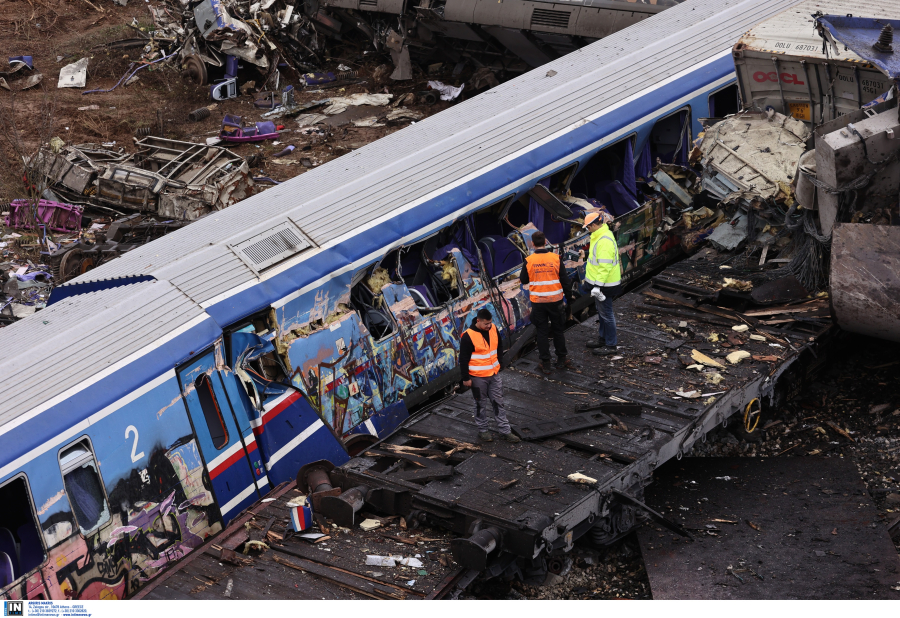 Τέμπη: Κακουργηματικές διώξεις κατά 23 προσώπων για τη σύμβαση 717 του σιδηροδρόμου