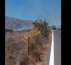 Φωτιά τώρα στον Γερολιμένα Μάνης