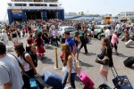 Το αδιαχώρητο στα λιμάνια από την επιστροφή των εκδρομέων