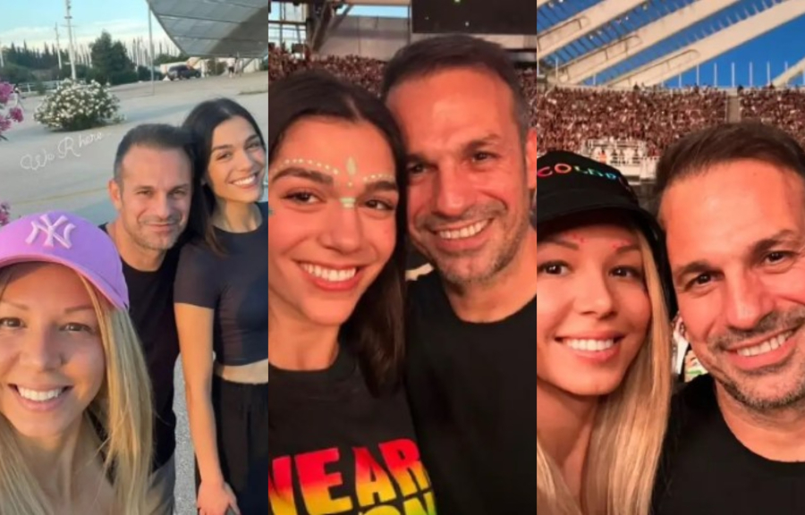 Ντέμης Νικολαΐδης: Ποζάρει για πρώτη φορά αγκαλιά με τη σύντροφο και την κόρη του, Μελίνα