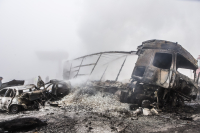 Πολύμυλος Κοζάνης: Ανατροπή με το τροχαίο στην Εγνατία - Νέες πληροφορίες για τους δύο νεκρούς