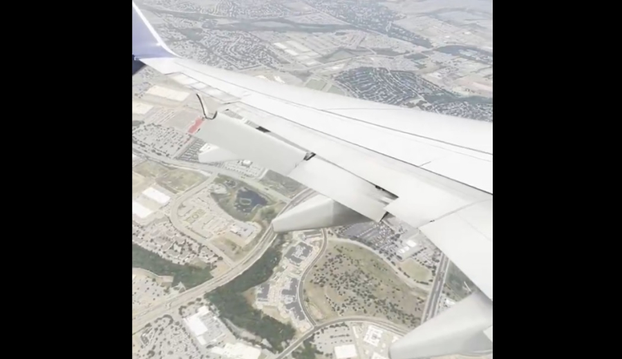 Θρίλερ στον αέρα: Προσγειώθηκε αεροπλάνο με σπασμένη πτέρυγα φτερού (Βίντεο)