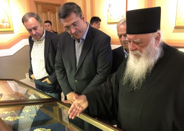 Στο Άγιο Όρος ο Τζιτζικώστας για επιθεώρηση έργων και προγραμματισμός νέων