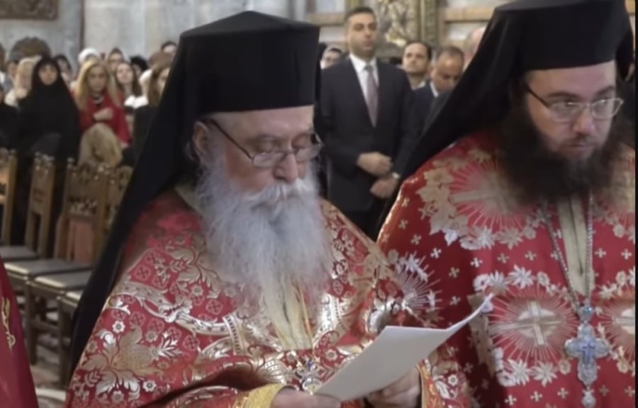 Στα Ιεροσόλυμα η χειροτονία του νέου ηγούμενου και αρχιεπισκόπου της Μονής Σινά - Live