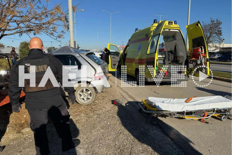 Πύργος: Τροχαίο στην είσοδο της πόλης – Σοβαρά τραυματισμένος ο οδηγός