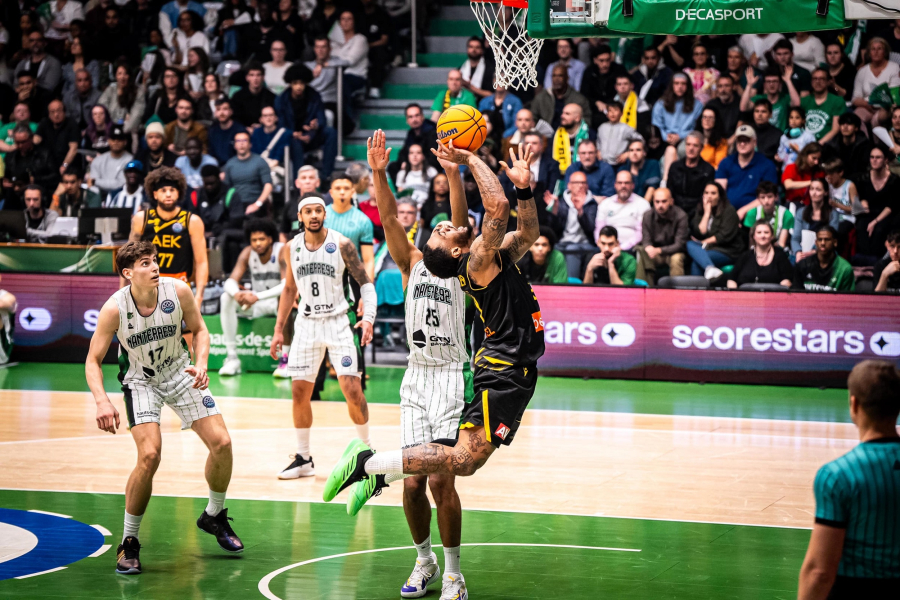 Ήττα για την ΑΕΚ από τη Ναντέρ (82-70)