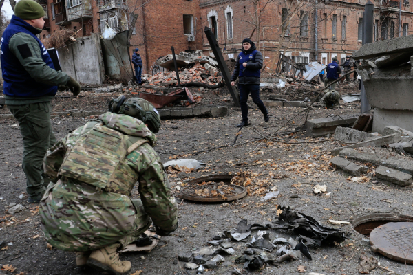 Η Ουκρανία καταγγέλλει επίθεση με 60 ρωσικά drones