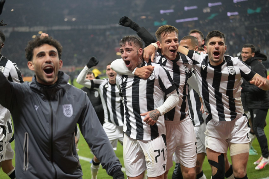 «Πρέσβης» ΠΑΟΚ, έκανε μεγάλο διπλό στη Φρανφκούρτη και πέρασε στους 16 του Conference League