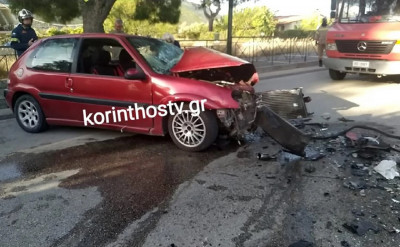 Τραγωδία στο Λουτράκι: Νεκρός 26χρονος οδηγός σε τροχαίο (εικόνες, βίντεο)