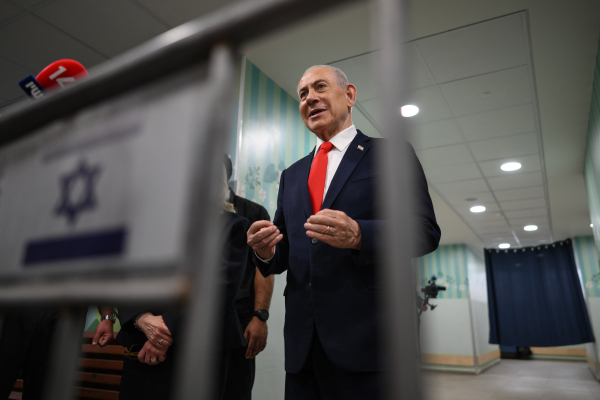 Ισραήλ: Χωρίς αυτοδυναμία ο Νετανιάχου με καταμετρημένο το 85% των ψήφων - 19 έδρες για τα αραβικά κόμματα
