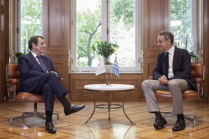 Μητσοτάκης σε Αναστασιάδη: «Οι ρητορικές ακρότητες της Τουρκίας ξεπέρασαν κάθε όριο»