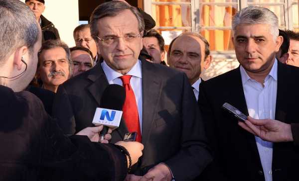 Ψήφισε στην Πύλο ο Αντ. Σαμαράς - Αισιόδοξος για την νίκη