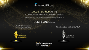 Infocredit Group: Με δυο πολύ σημαντικές διακρίσεις στα Compliance Awards 2025