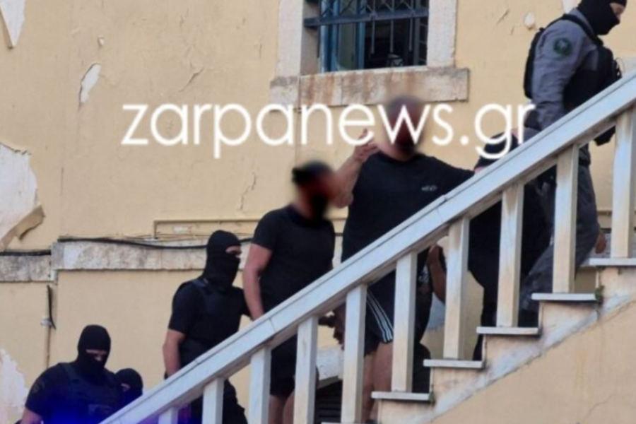 Χανιά: Στον εισαγγελέα δεκάδες συλληφθέντες, κατηγορούνται για εκβιασμούς και ξέπλυμα μαύρου χρήματος (Βίντεο)