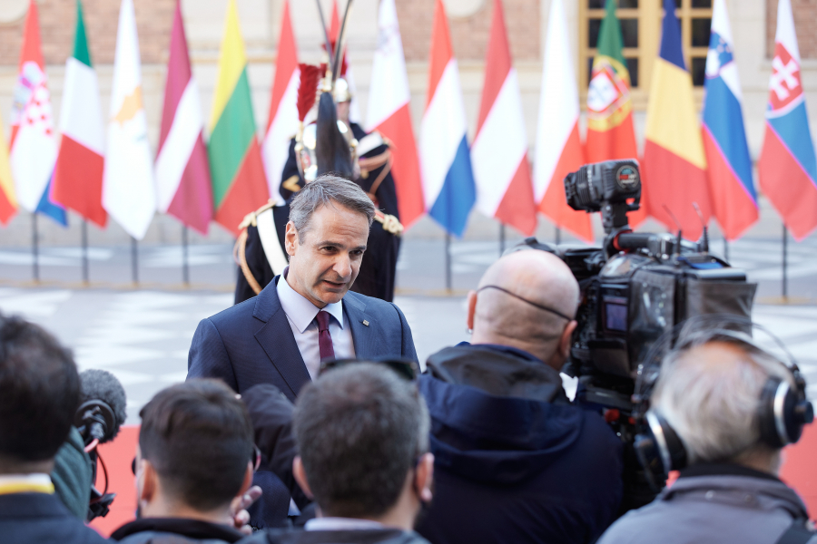 Live η συνέντευξη Τύπου του Κυριάκου Μητσοτάκη από τις Βρυξέλλες: «Ζήτησα πλαφόν στην τιμή του φυσικού αερίου»