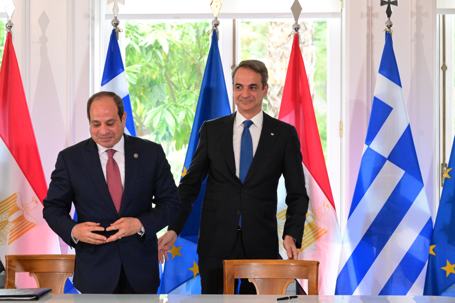 Greek PM Mitsotakis Holds Call with Egypt's President Sisi on Saint Catherine's Monastery Issue