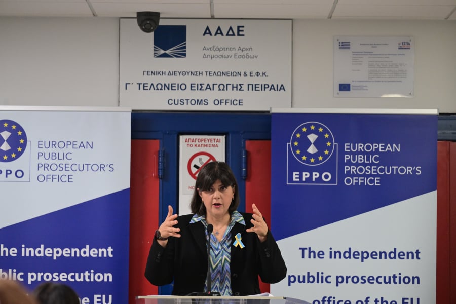 Τα μηνύματα και οι «βόμβες» της Λάουρα Κοβέσι για λιμάνια, Τέμπη και ΟΠΕΚΕΠΕ