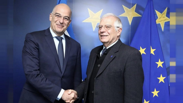 Στην Αθήνα ο Μπορέλ - Επίσκεψη σήμερα στις Καστανιές Έβρου μαζί με τον Δένδια