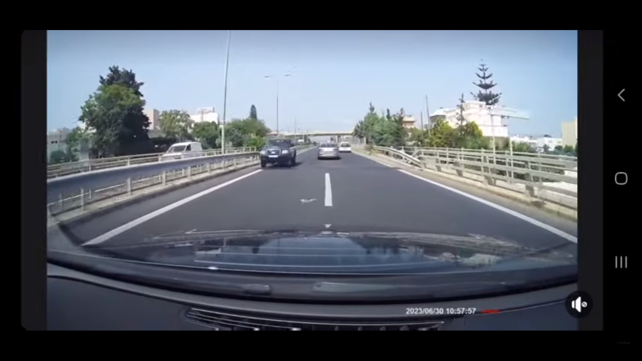 Απίστευτη πορεία με αμάξι στην Κρήτη που βρισκόταν στο αντίθετο ρεύμα