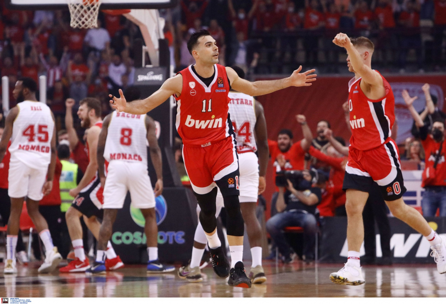 Ευρωλίγκα: O Ολυμπιακός έριξε στο καναβάτσο τη Μονακό και πήγε στο Final Four (βίντεο)