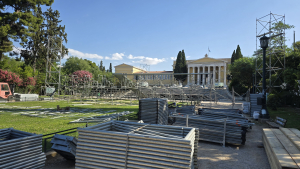 Δείτε τις πρώτες εικόνες από το υπό κατασκευή Αμφιθέατρο Κήπων Ζαππείου
