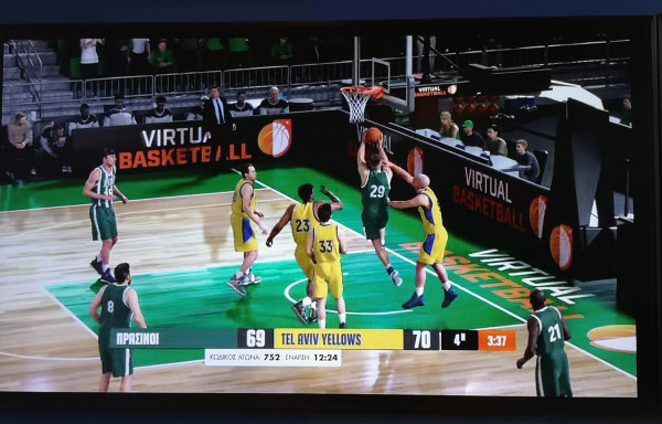 H δράση από τα παρκέ στο ΠΑΜΕ ΣΤΟΙΧΗΜΑ Virtual Sports Μπάσκετ - Αγώνες μπάσκετ με εντυπωσιακά γραφικά και ρεαλιστικές φάσεις στα καταστήματα ΟΠΑΠ