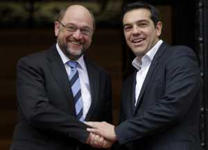 Σουλτς: Η Ελλάδα θέλει λύσεις από κοινού με τους εταίρους της