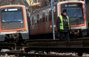 Πυρκαγιά σε βαγόνι στον σταθμό ΗΣΑΠ, στο Θησείο
