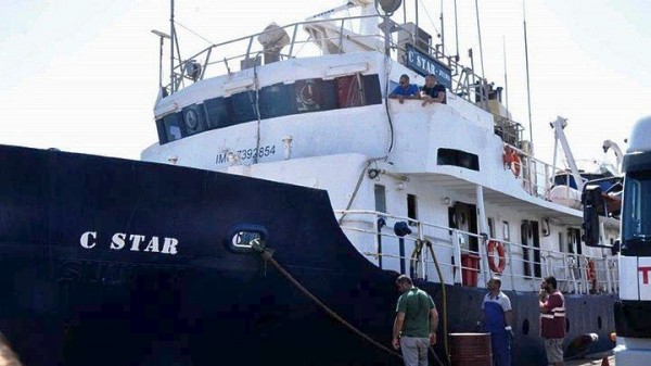 Ακινητοποιημένο στ' ανοικτά της Τυνησίας το πλοίο C-Star