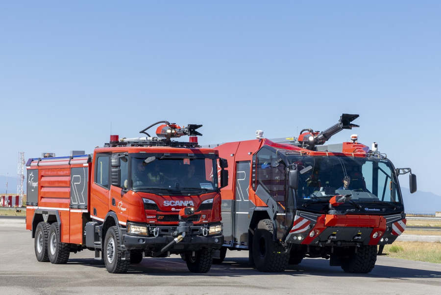 Η Fraport Greece ενισχύει την ασφάλεια των περιφερειακών αεροδρομίων με 17 νέα πυροσβεστικά οχήματα