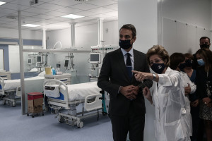 Στο ΚΑΤ στις 09:00 της Πέμπτης ο Κυριάκος Μητσοτάκης για τα εγκαίνια νέας πτέρυγας ΜΕΘ