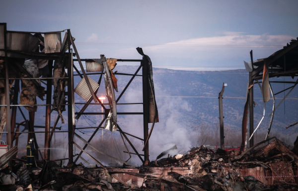 Σταμάτησαν οι έρευνες στη Βιολάντα: Φοβούνται νέα έκρηξη